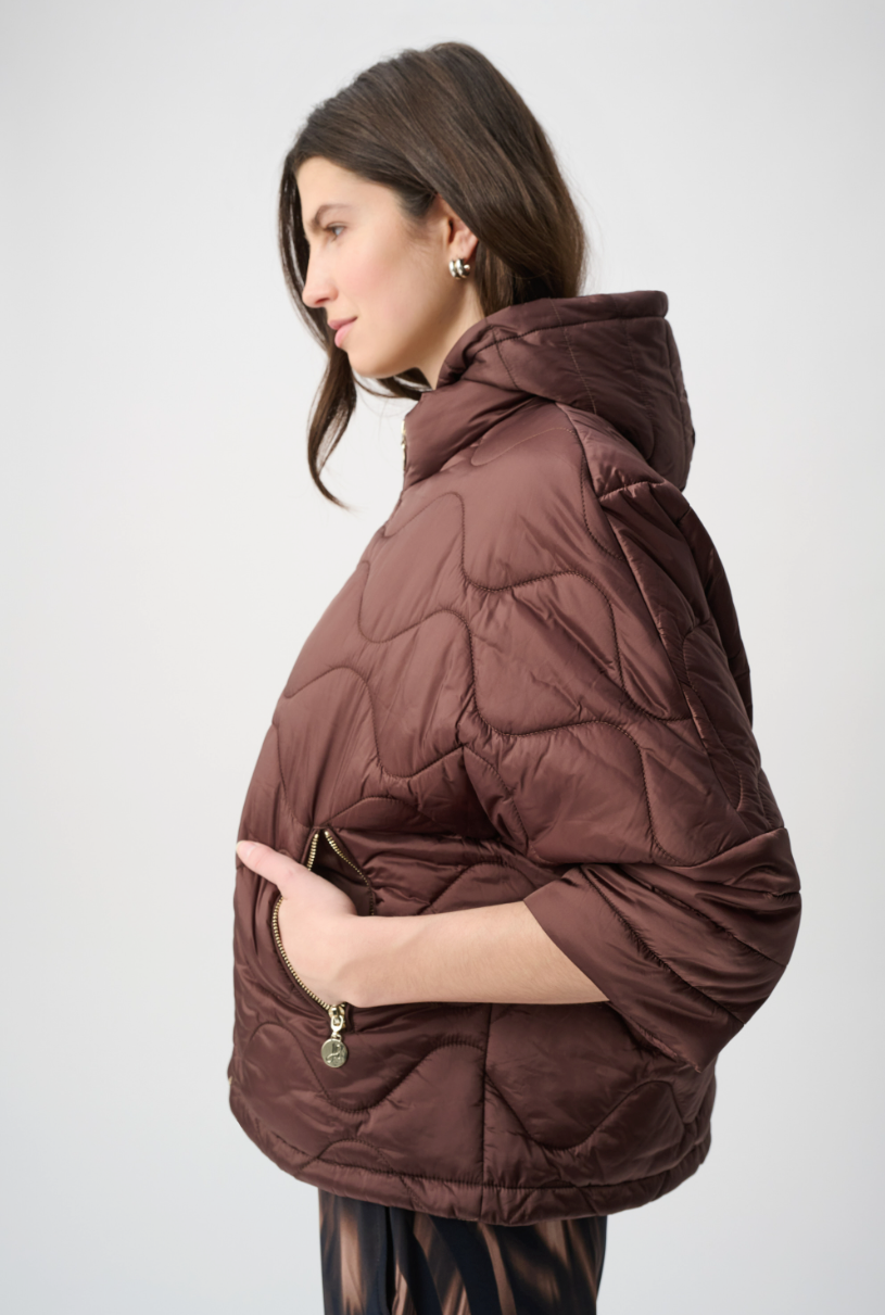 Joseph Ribkoff Puffer Jacket With Zipper – Style 264604