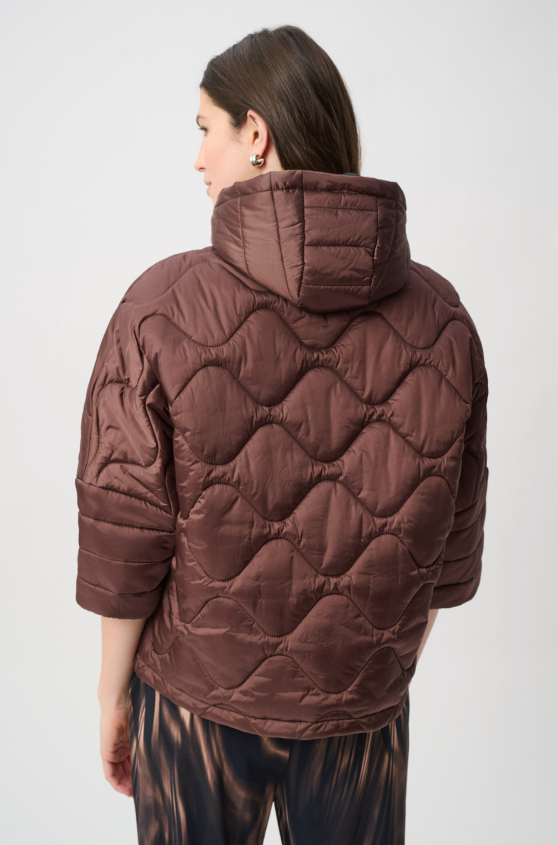 Joseph Ribkoff Puffer Jacket With Zipper – Style 264604