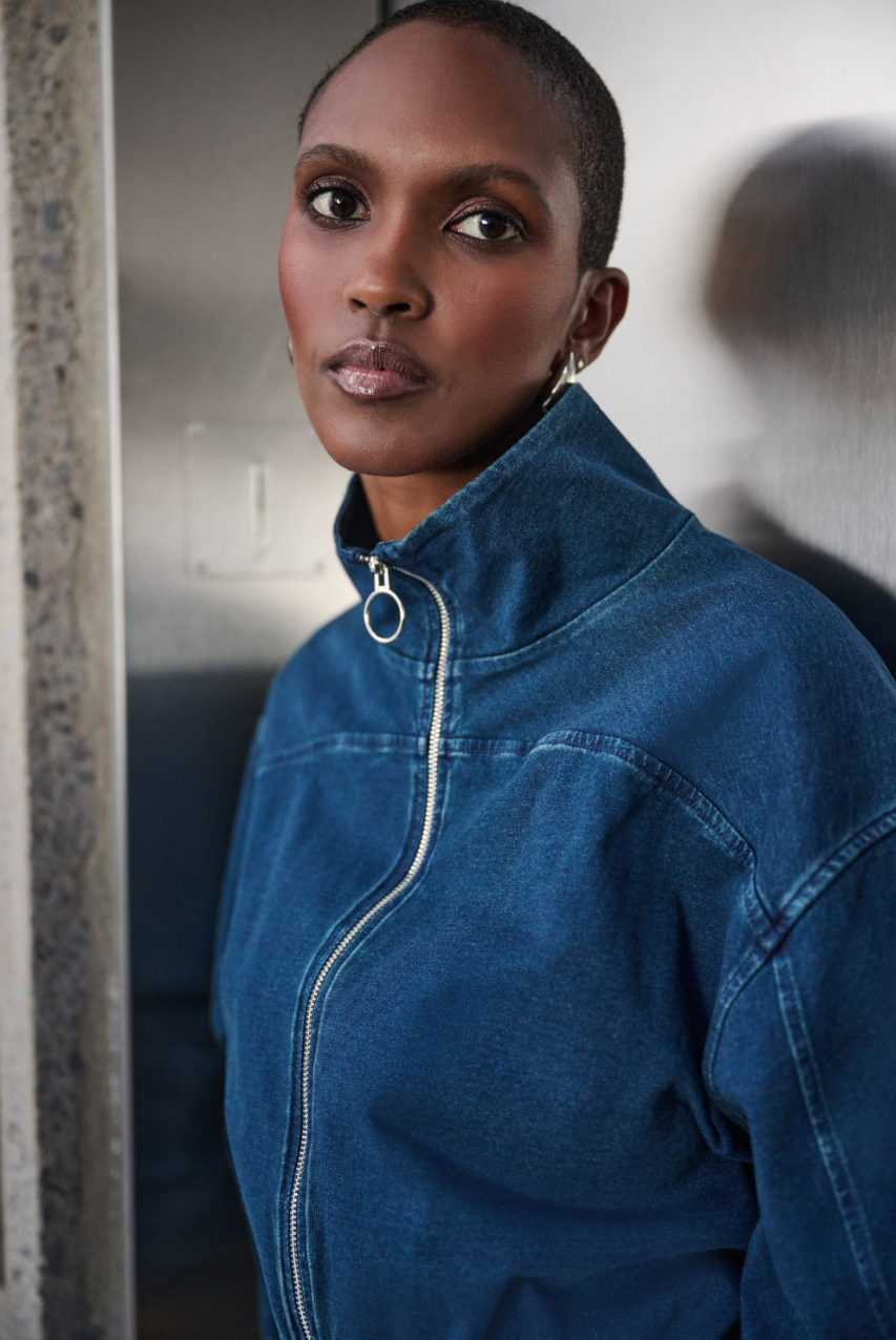 Joseph Ribkoff Cropped Denim Overclothes Style 263634