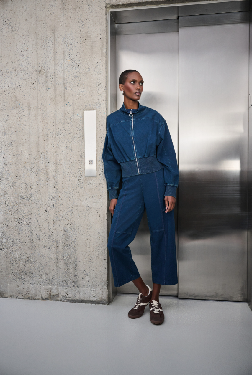 Joseph Ribkoff Cropped Denim Overclothes Style 263634
