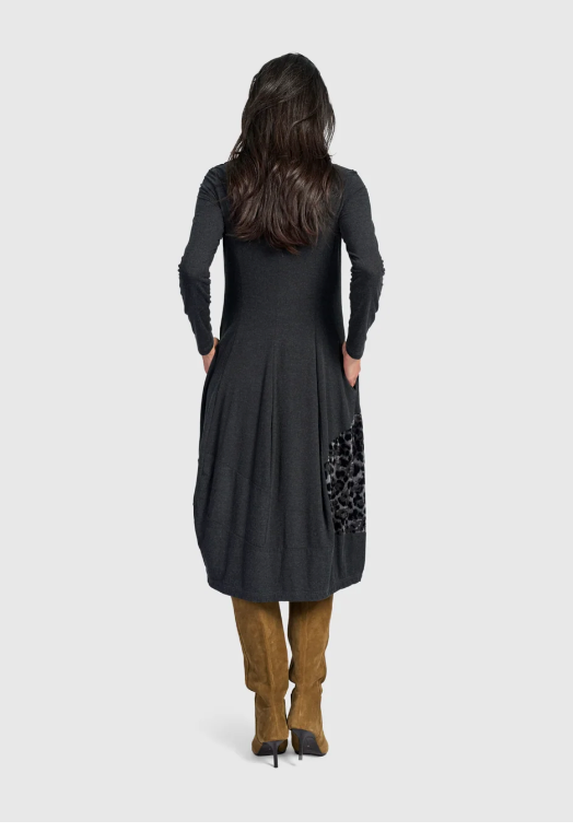 Alembika Sterling Dress in Grey Mix AD908G