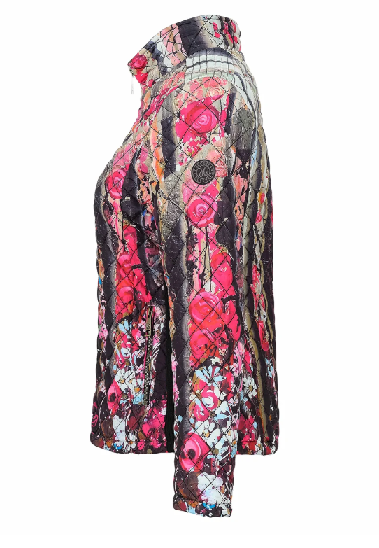 Dolcezza Woven Coat with Prints 76813