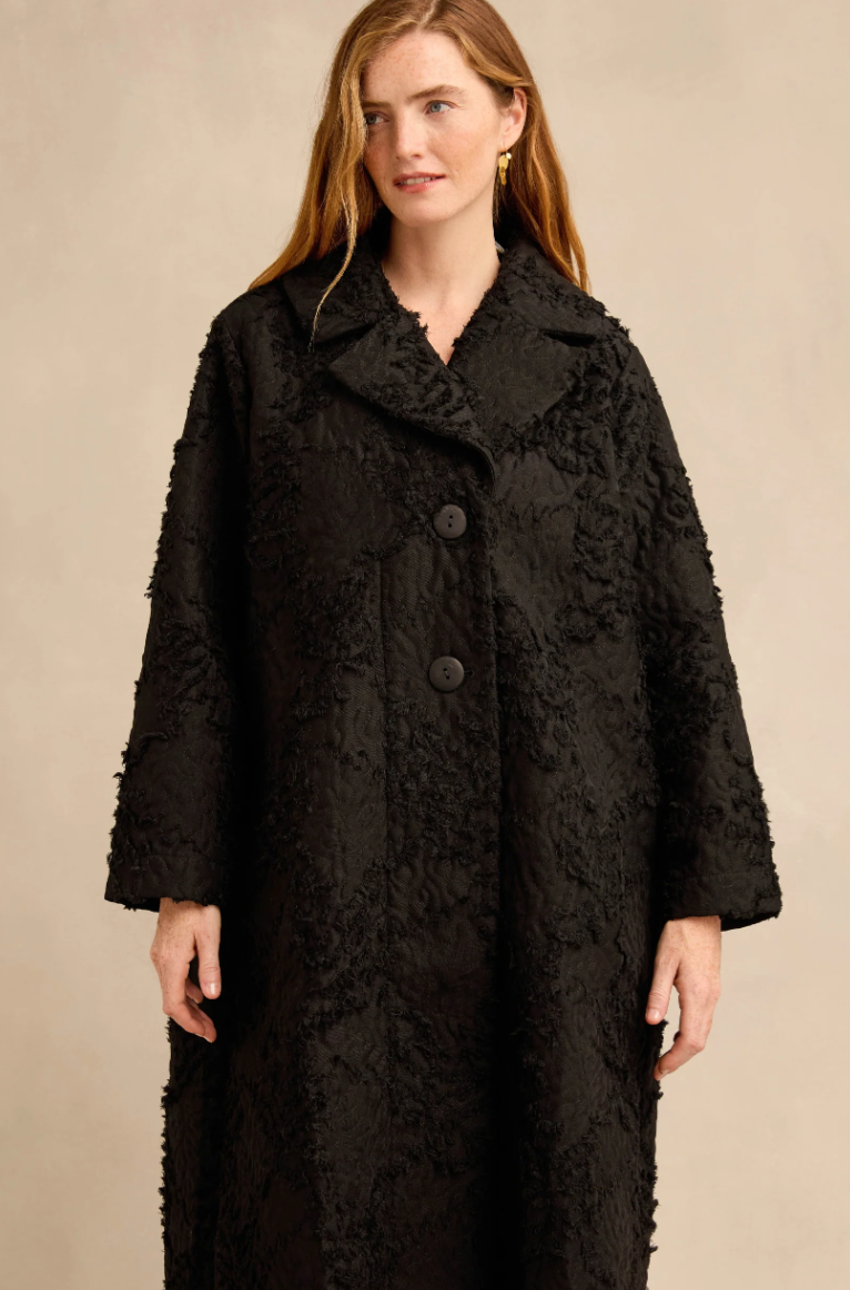 Grizas Textural Big Collar Coat 1077