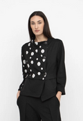 Ozai N Ku Black Body Off White Vestige Jacket 777070