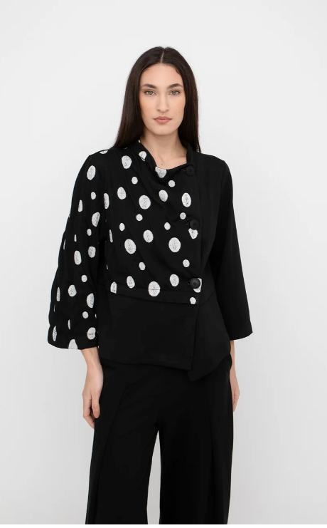 Ozai N Ku Black Body Off White Vestige Jacket 777070