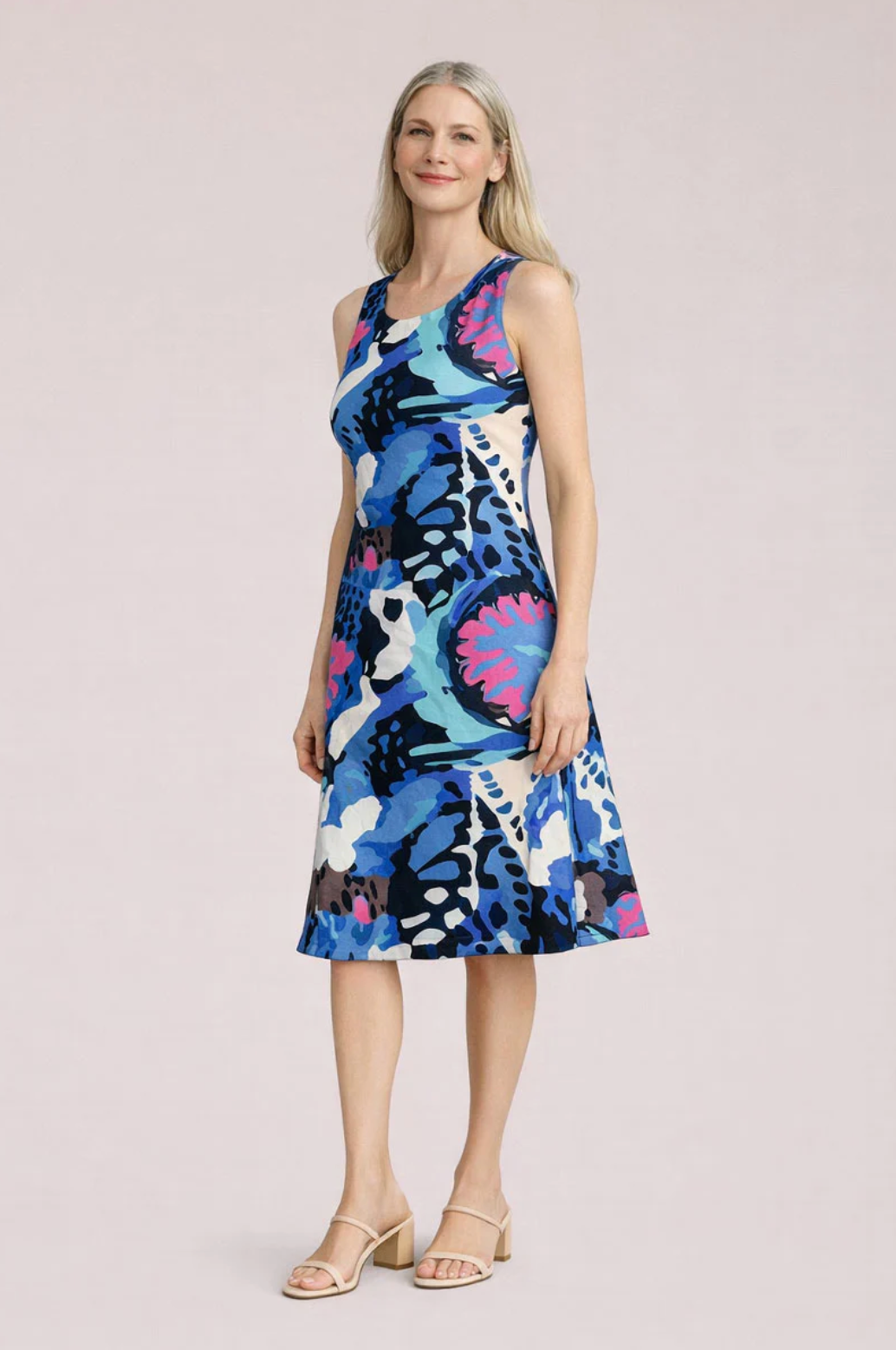 Sympli Printed Everyday Tank Dress 28218