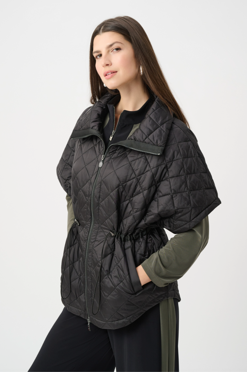 Joseph Ribkoff Puffer Jacket With Zipper Style 263643
