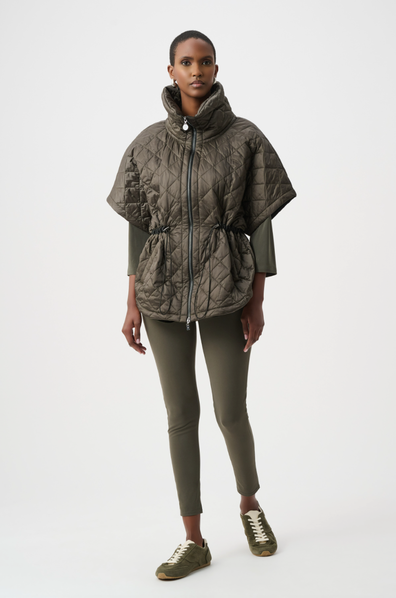 Joseph Ribkoff Puffer Jacket With Zipper Style 263643
