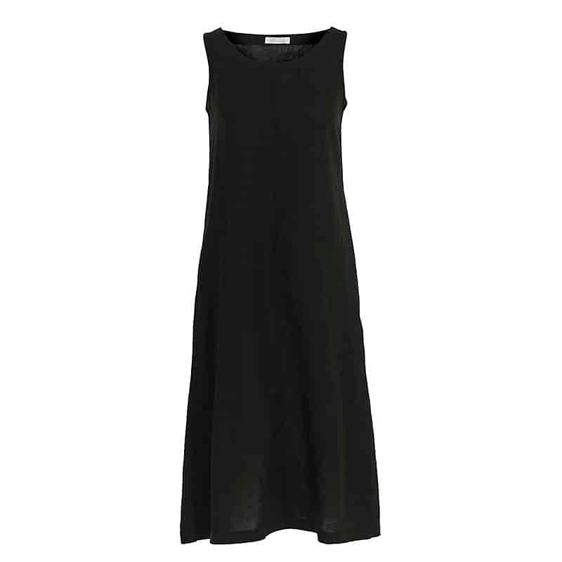 DOLCEZZA Sleeveless Round-neck Midi Dress Style 24260