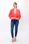 DOLCEZZA Coral Woven Cardigan Style 24251