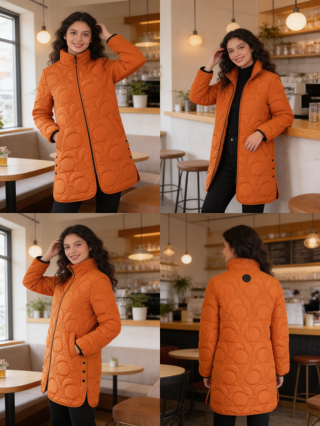 Dolcezza Modern Cocoon Coat 76805