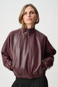 Joseph Ribkoff Mock Neck Bomber Jacket Style 263971