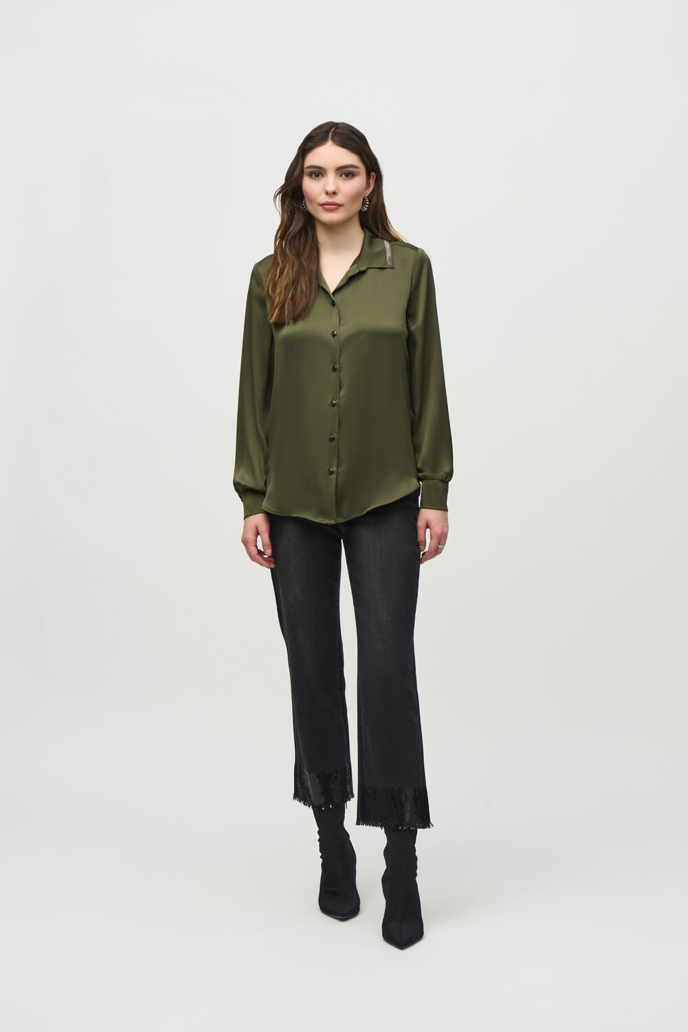 Joseph Ribkoff Chic Hip-length Shirt Style 244101