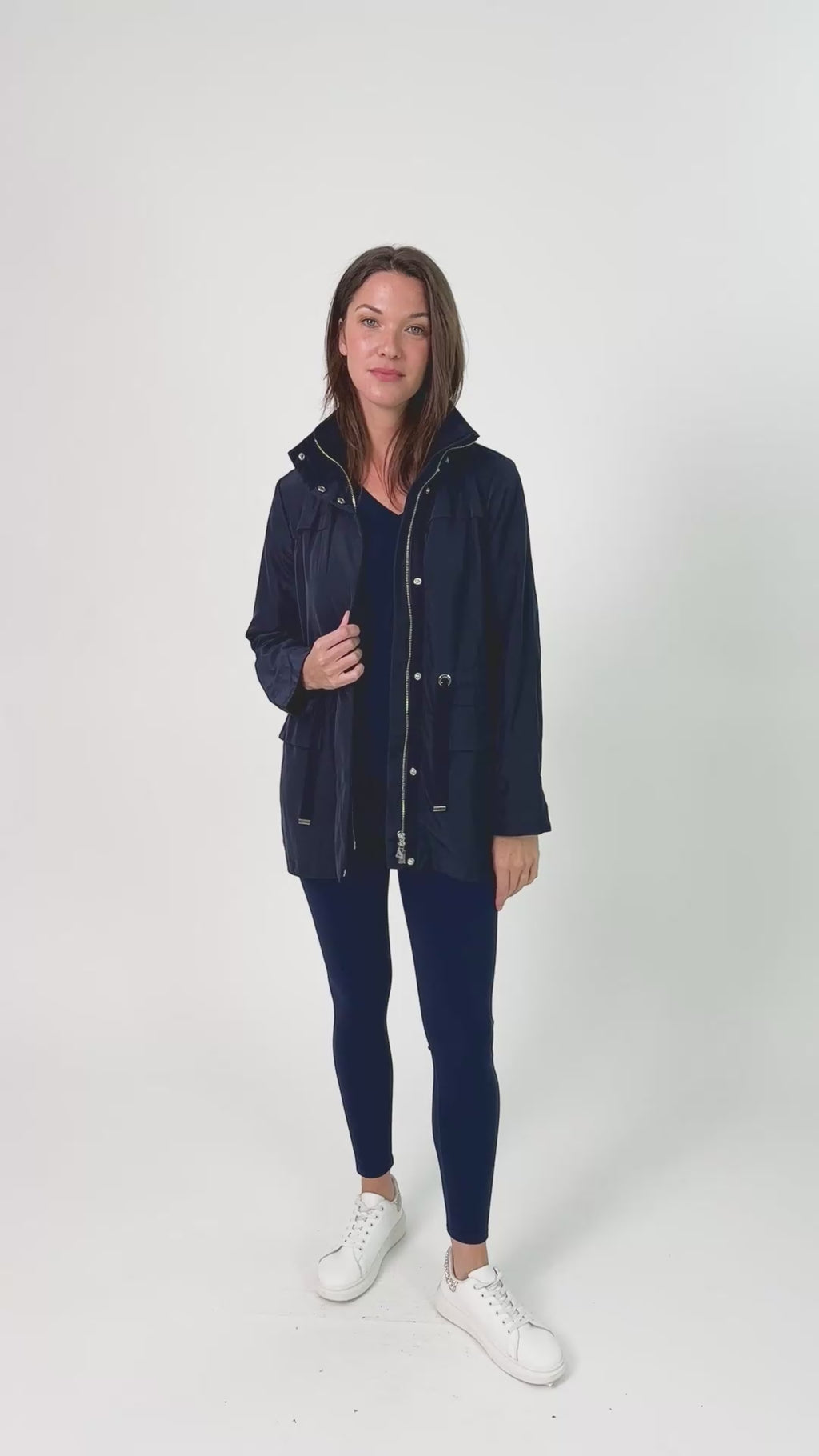 Joseph Ribkoff Hooded Jacket With Zipper Style 261630