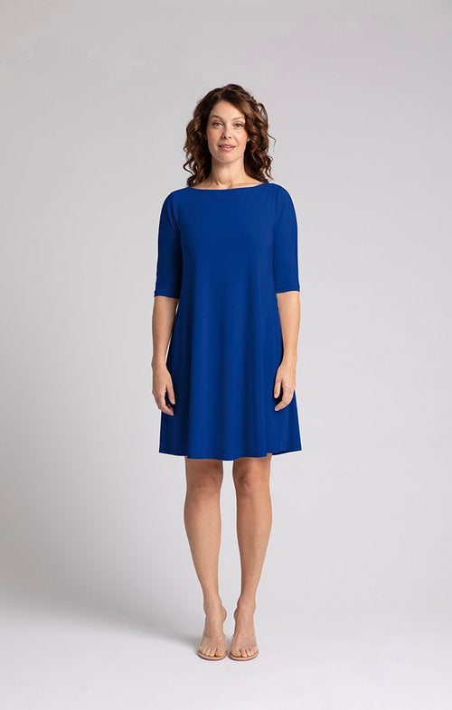 Sympli Nu Trapeze Dress Twilight - 28174