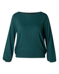 Yest Olesia Boat-Neck Long Sleeve Top