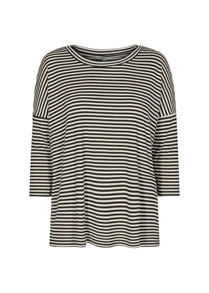 3/4 Sleeve Stripe Shirt