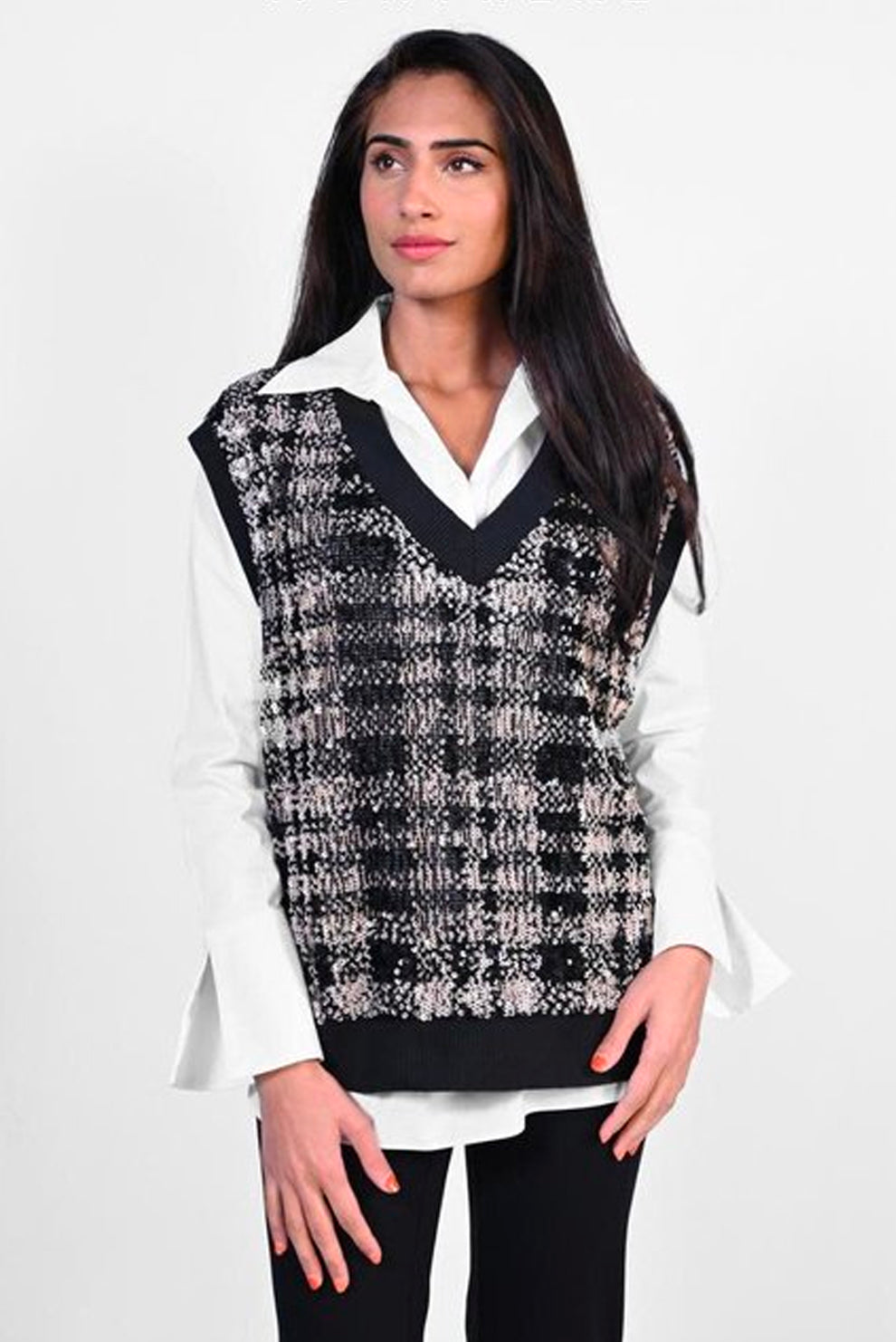 Frank Lyman Knit Top | Style: 223107