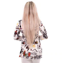 Ivory-Multicolor Print Top