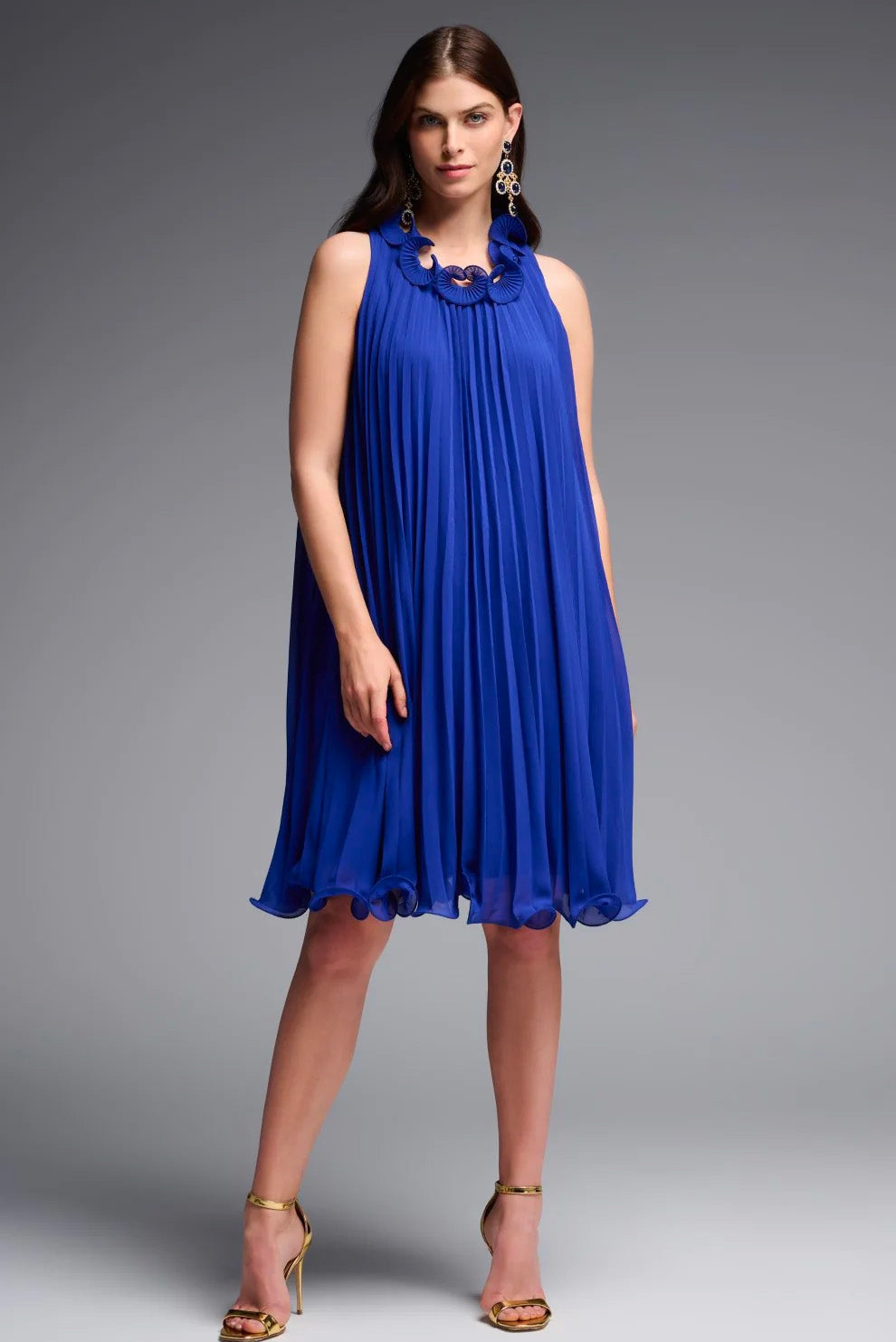 Joseph Ribkoff Ruffle Neck Dress | Style 231730