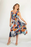 Coral Aqua Dress