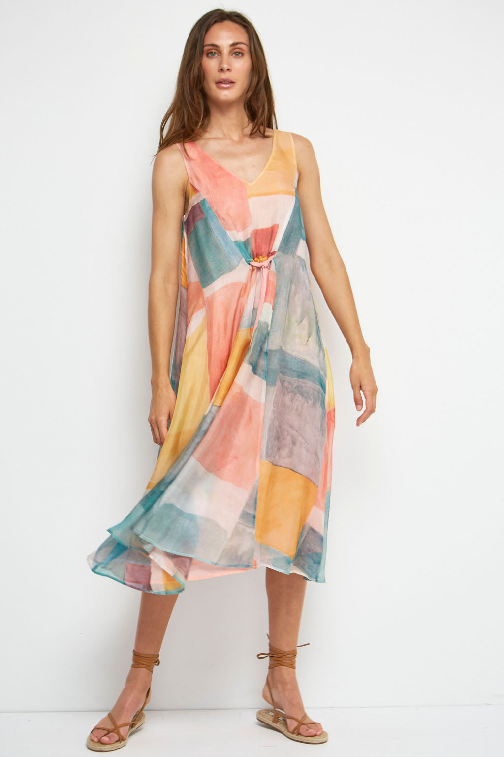 Van-dos Watercolor Dress