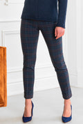Lisette L Aubrey Plaid Ankle Pants with Cuffs | Style: 89734