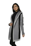 Frank Lyman Black and Gray Knit Cover-up | Style: 223448