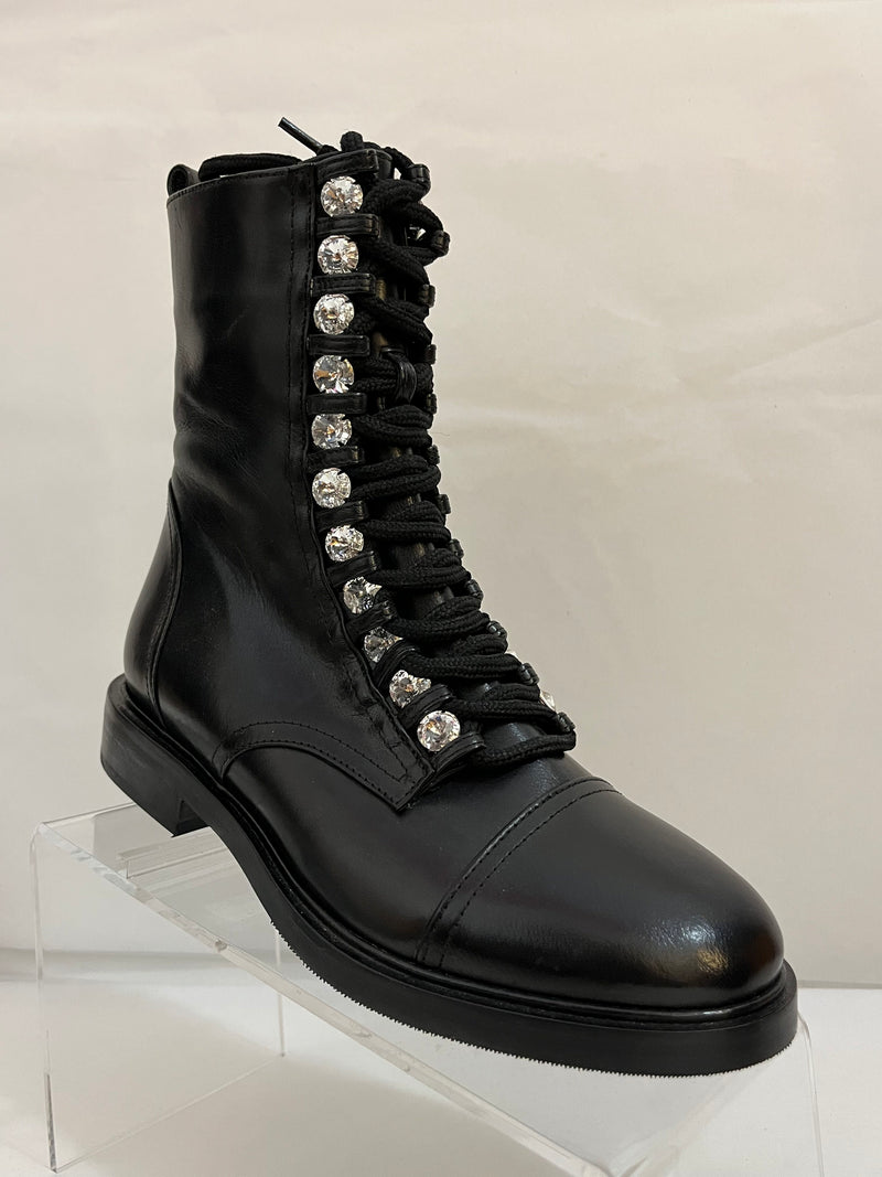 Black Tied Boot