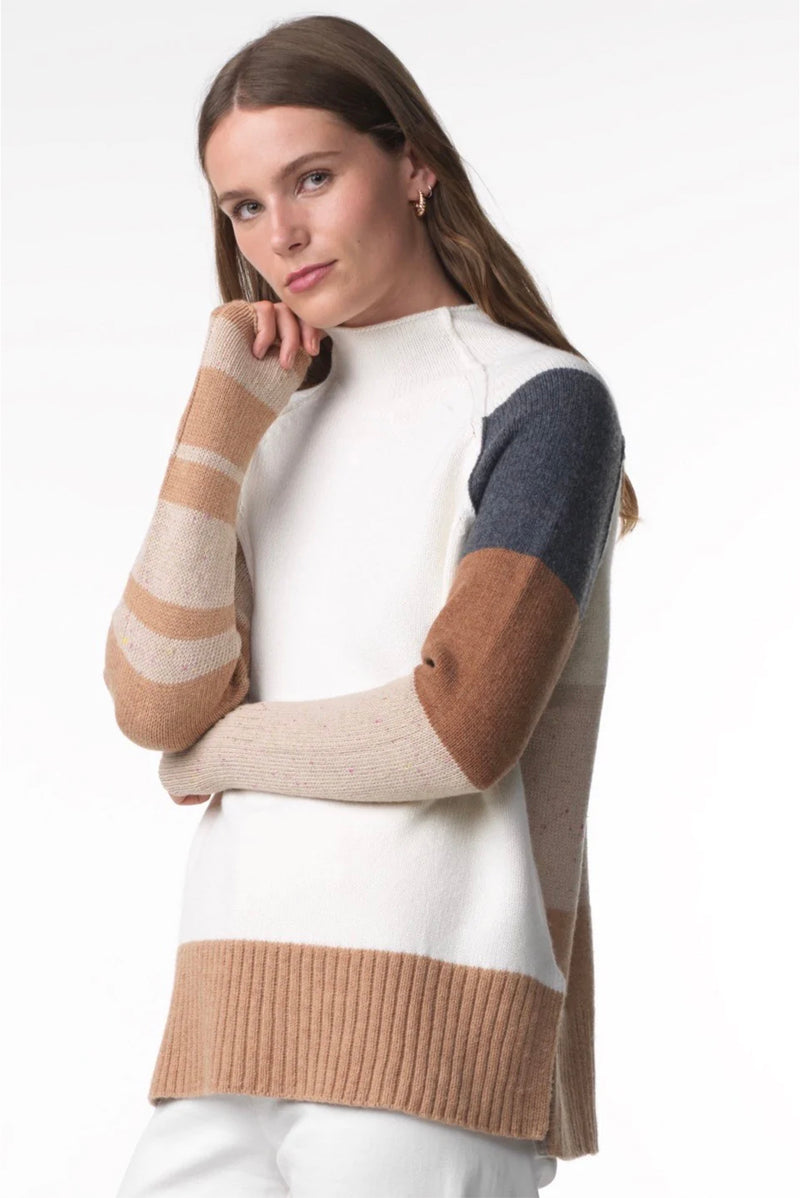 Zaket and Plover Block Sweater | Style ZP4186U