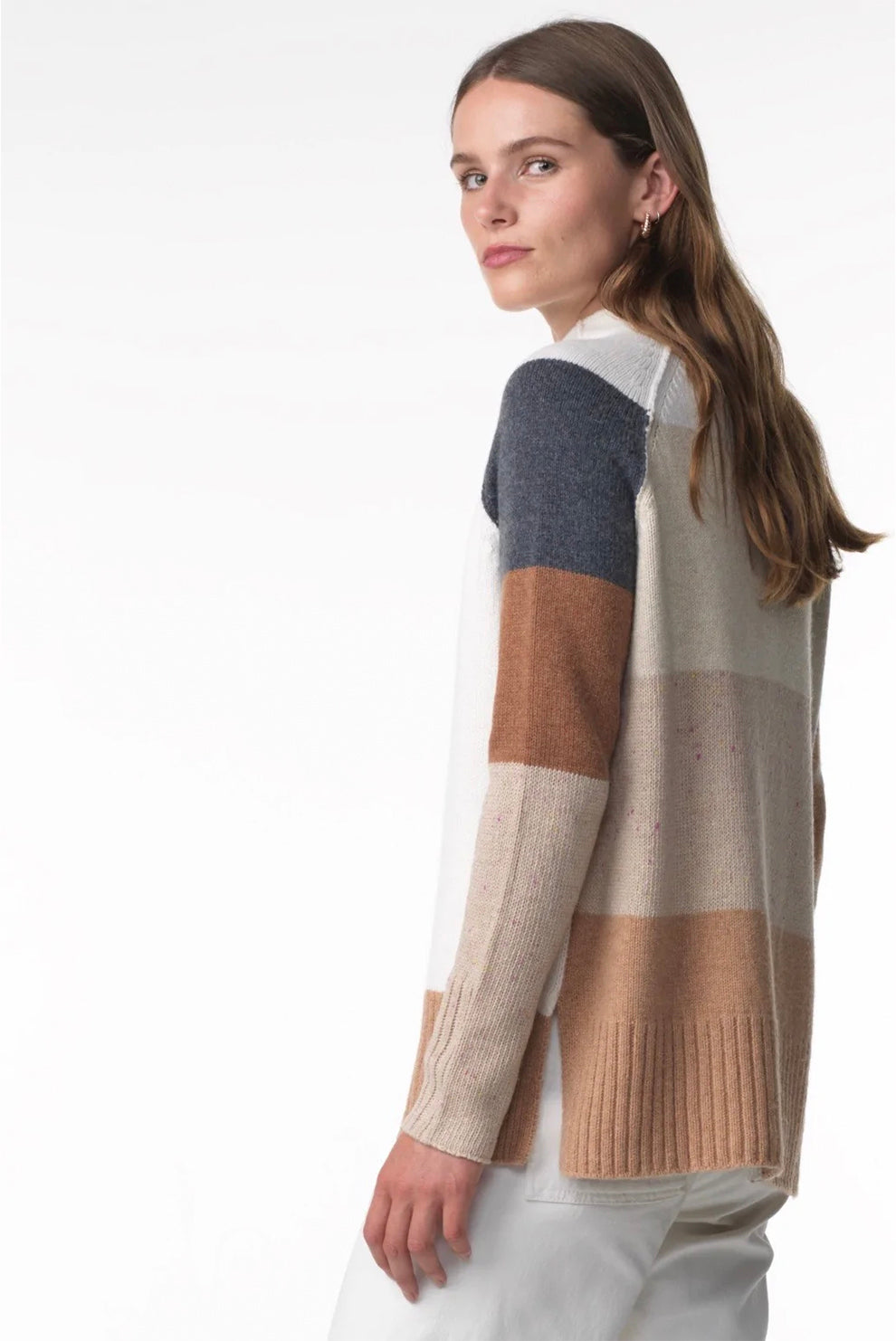 Zaket and Plover Block Sweater | Style ZP4186U