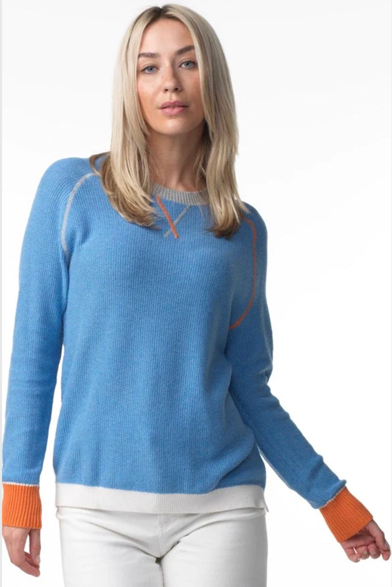 Zaket and Plover Cover Stitch Sweater | Style ZP4204U