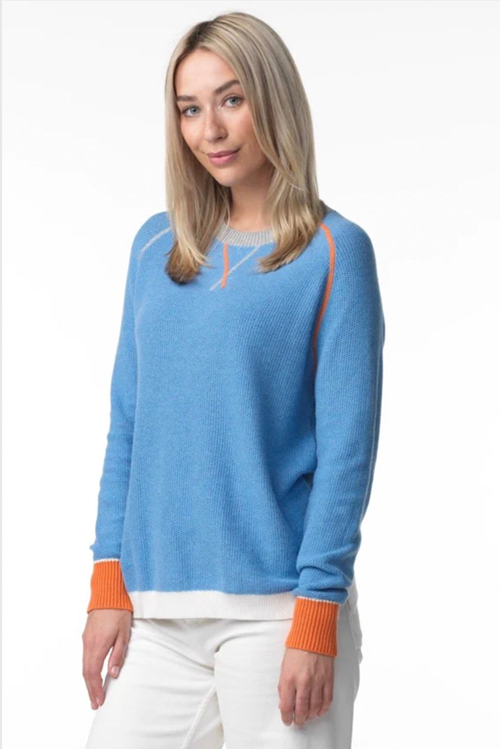 Zaket and Plover Cover Stitch Sweater | Style ZP4204U