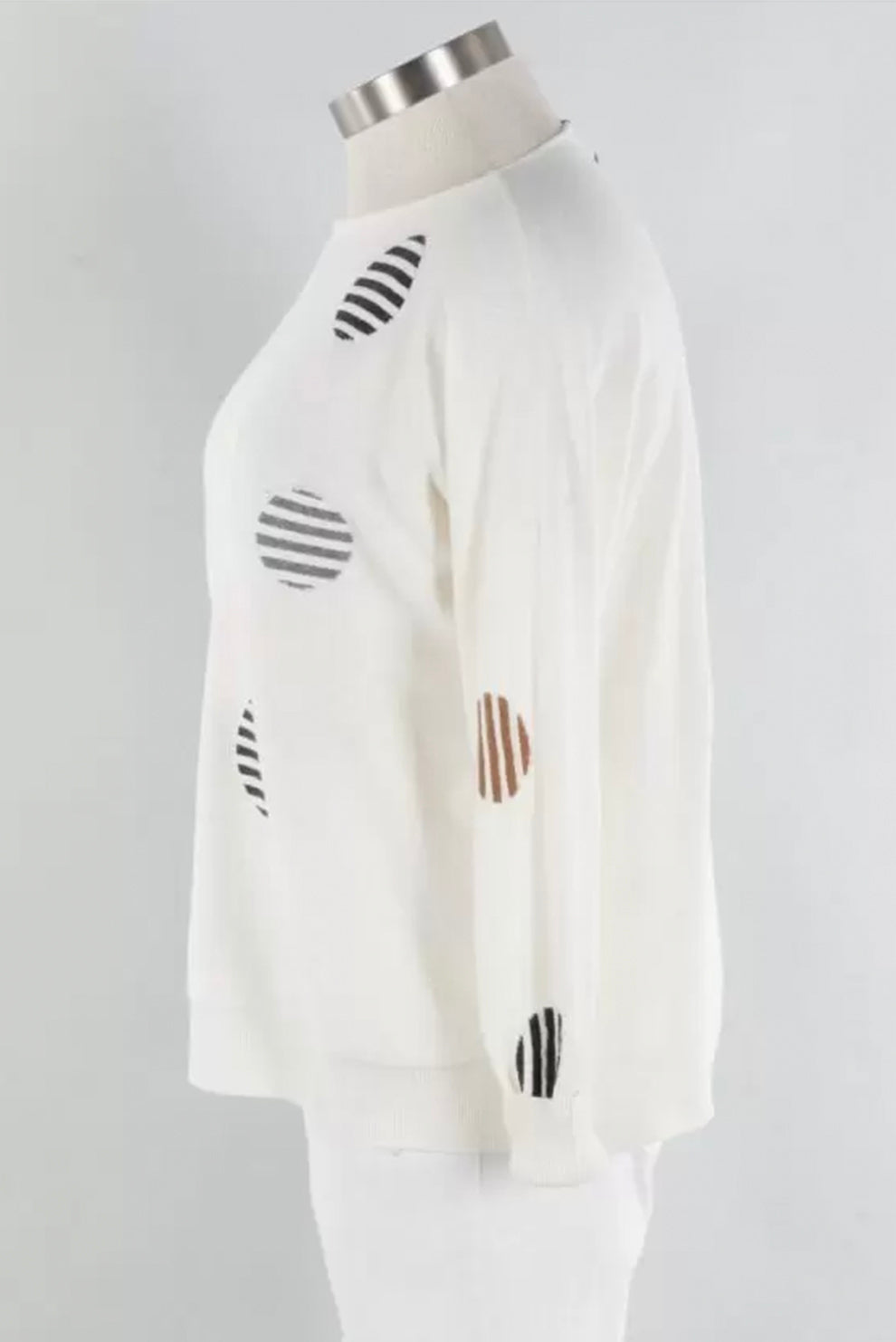 Zaket and Plover Stripe Spot Sweater | Style ZP4213U