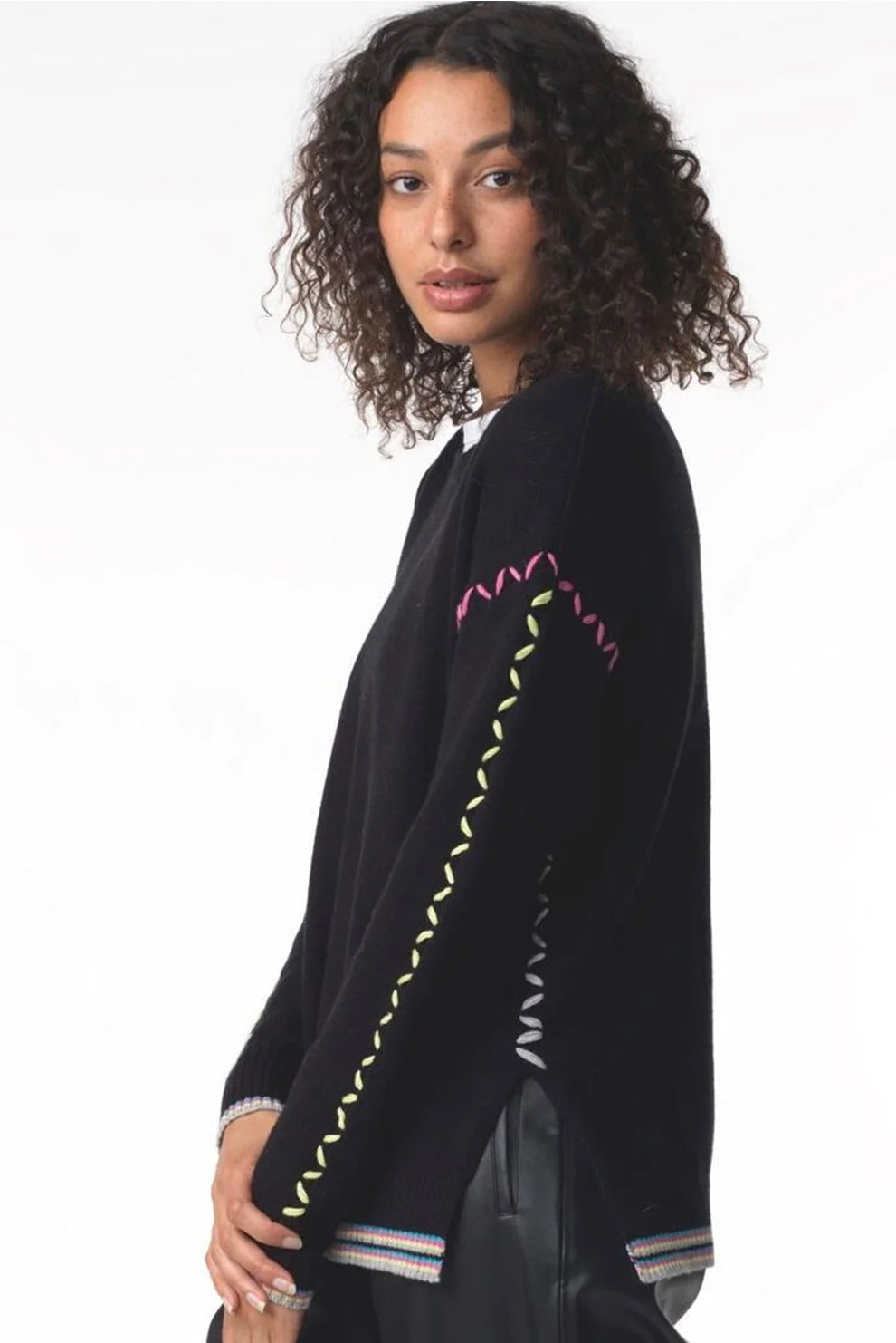 Zaket and Plover Thread Detail Sweater | Style ZP4220U