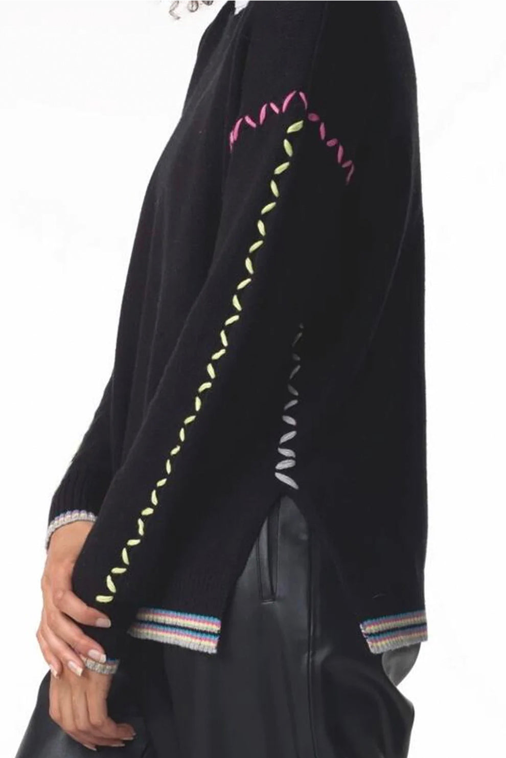 Zaket and Plover Thread Detail Sweater | Style ZP4220U