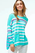 Zaket and Plover Varigated Stripe Sweater | Style ZP4479U