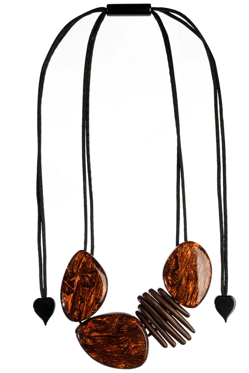 Zsiska Cedar Red Jewelry (Necklace, Earrings)