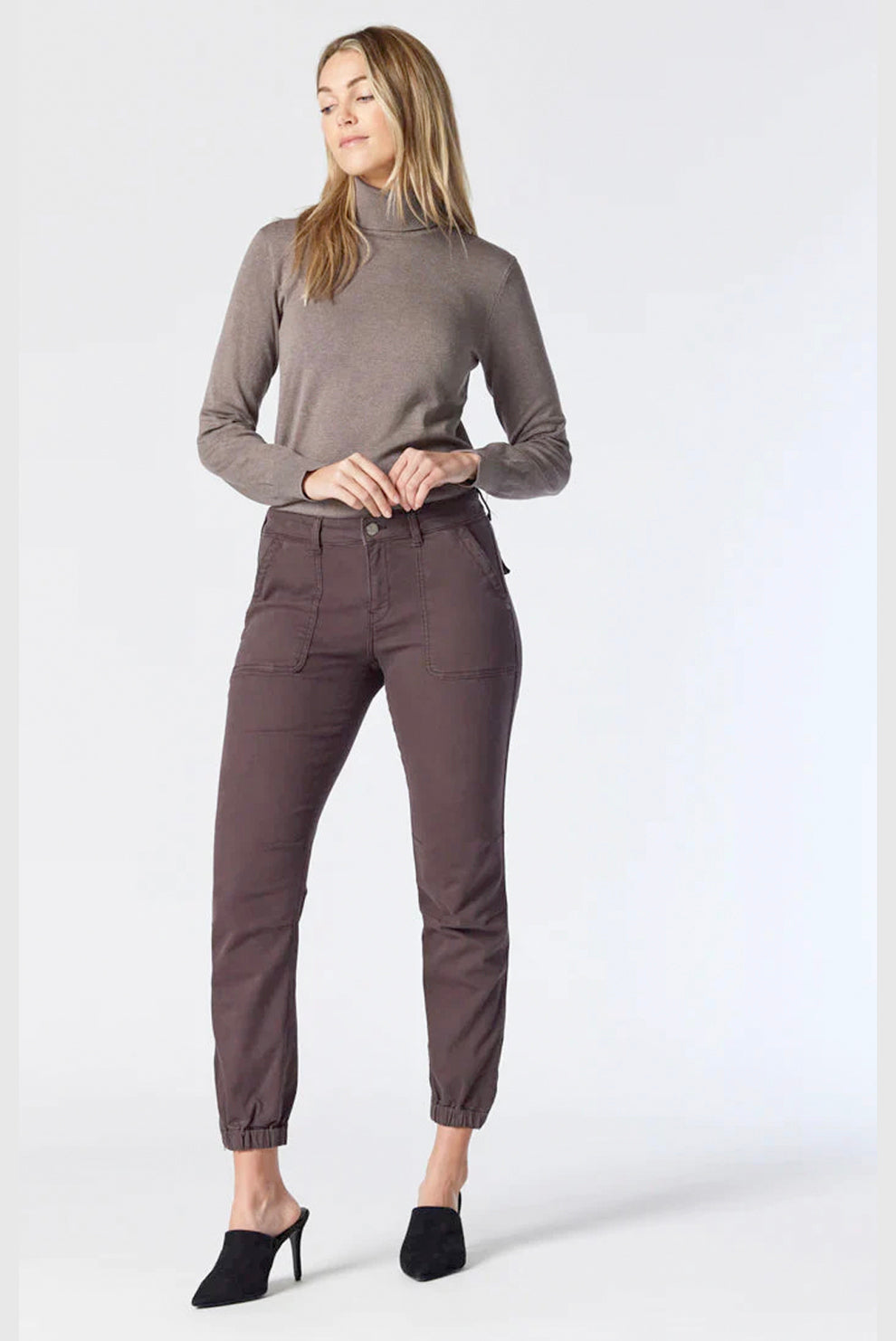 Mavi Women's Ivy Fudge Twill Pants | Style: M100774-81649