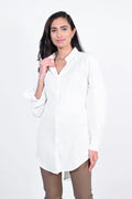 Frank Lyman Off-White Woven Blouse | Style: 223461U