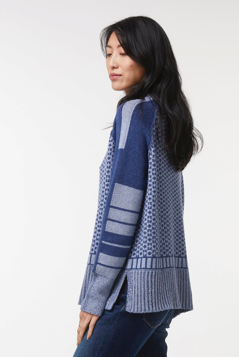 Zaket and Plover Fairisle Intarsia Sweater | Style ZP4133U