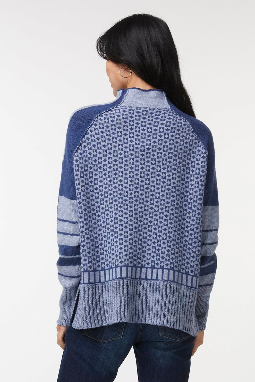 Zaket and Plover Fairisle Intarsia Sweater | Style ZP4133U