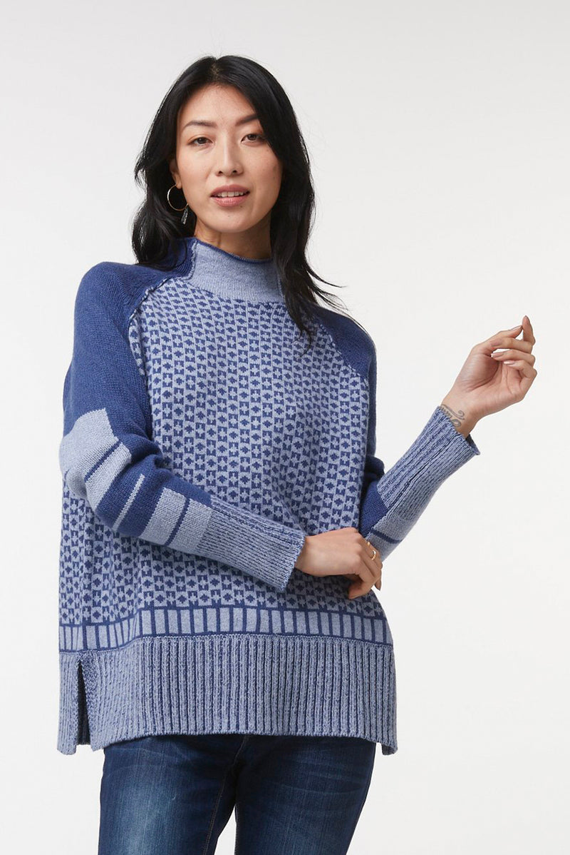 Zaket and Plover Fairisle Intarsia Sweater | Style ZP4133U